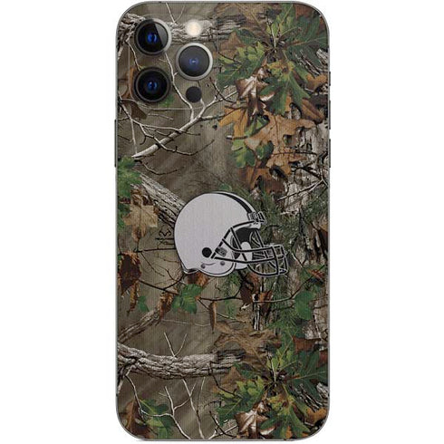 NFL Cleveland Browns Realtree Xtra Green Camo iPhone 12 Pro Skin